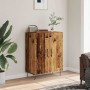 Aparador de madera de ingeniería envejecida 69,5x34x90 cm de , Aparadores - Ref: Foro24-857177, Precio: 81,87 €, Descuento: %