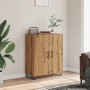 Aparador de madera de ingeniería roble artisan 69,5x34x90 cm de , Aparadores - Ref: Foro24-857182, Precio: 90,11 €, Descuento: %