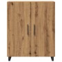 Aparador de madera de ingeniería roble artisan 69,5x34x90 cm de , Aparadores - Ref: Foro24-857182, Precio: 90,11 €, Descuento: %