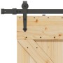 Puerta corredera con herrajes madera maciza de pino 80x210 cm de , Puertas - Ref: Foro24-3332643, Precio: 215,96 €, Descuento: %