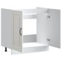 Mueble bajo para fregadero Kalmar blanco brillo 80x46x81,5 cm de , Armarios de cocina - Ref: Foro24-853449, Precio: 86,26 €, ...