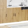 Mueble bajo para fregadero Kalmar roble artesanal 80x46x81,5 cm de , Armarios de cocina - Ref: Foro24-853456, Precio: 78,78 €...
