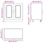 Mueble bajo para fregadero Kalmar roble artesanal 80x46x81,5 cm de , Armarios de cocina - Ref: Foro24-853456, Precio: 78,78 €...