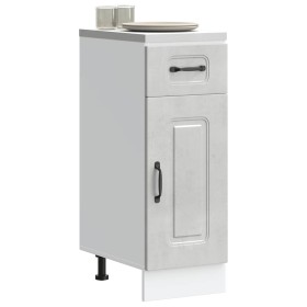 Mueble bajo de cocina Kalmar madera de ingeniería gris hormigón de , Armarios de cocina - Ref: Foro24-853461, Precio: 63,13 €...