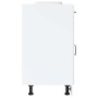 Mueble bajo cocina Kalmar madera ingeniería blanca alto brillo de , Armarios de cocina - Ref: Foro24-853489, Precio: 96,30 €,...