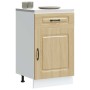Mueble bajo de cocina Kalmar madera ingeniería roble Sonoma de , Armarios de cocina - Ref: Foro24-853480, Precio: 94,26 €, De...