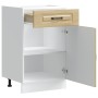 Mueble bajo de cocina Kalmar madera ingeniería roble Sonoma de , Armarios de cocina - Ref: Foro24-853480, Precio: 94,26 €, De...
