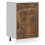 Mueble bajo de cocina Kalmar madera ingeniería de roble ahumado de , Armarios de cocina - Ref: Foro24-853482, Precio: 102,14 ...