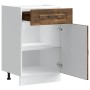 Mueble bajo de cocina Kalmar madera ingeniería de roble ahumado de , Armarios de cocina - Ref: Foro24-853482, Precio: 102,14 ...