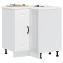 Mueble bajo esquinero de cocina Kalmar madera ingeniería blanca de , Armarios de cocina - Ref: Foro24-853507, Precio: 119,26 ...