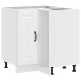 Mueble bajo esquinero de cocina Kalmar madera ingeniería blanca de , Armarios de cocina - Ref: Foro24-853507, Precio: 119,26 ...