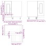 Mueble bajo esquinero de cocina Kalmar madera ingeniería blanca de , Armarios de cocina - Ref: Foro24-853507, Precio: 119,26 ...