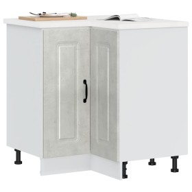 Mueble bajo esquinero de cocina Kalmar gris hormigón de , Armarios de cocina - Ref: Foro24-853511, Precio: 106,58 €, Descuent...