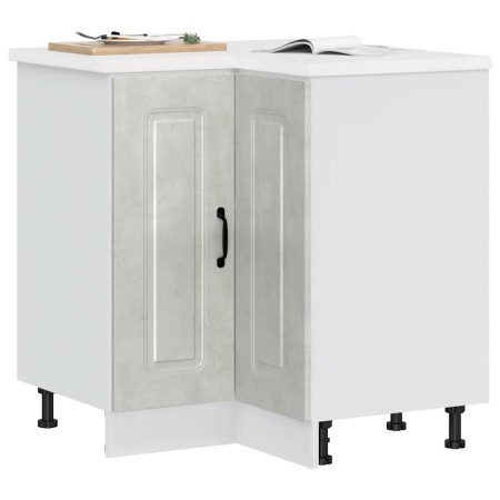 Mueble bajo esquinero de cocina Kalmar gris hormigón de , Armarios de cocina - Ref: Foro24-853511, Precio: 106,58 €, Descuent...