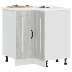 Mueble de cocina esquina Kalmar gris sonoma madera ingeniería de , Armarios de cocina - Ref: Foro24-853513, Precio: 108,10 €,...