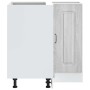 Mueble de cocina esquina Kalmar gris sonoma madera ingeniería de , Armarios de cocina - Ref: Foro24-853513, Precio: 108,10 €,...