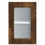 Armario pared cocina puerta de cristal Kalmar roble ahumado de , Armarios de cocina - Ref: Foro24-853532, Precio: 56,82 €, De...