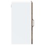 Armario pared cocina puerta de cristal Kalmar roble ahumado de , Armarios de cocina - Ref: Foro24-853532, Precio: 56,82 €, De...