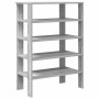 Mueble zapatero madera contrachapada gris sonoma 61x32x87,5 cm de , Zapateros y organizadores de calzado - Ref: Foro24-859856...