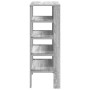 Mueble zapatero madera contrachapada gris sonoma 61x32x87,5 cm de , Zapateros y organizadores de calzado - Ref: Foro24-859856...