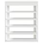 Mueble zapatero madera contrachapada blanco 80x30x98 cm de , Zapateros y organizadores de calzado - Ref: Foro24-859932, Preci...