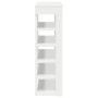 Mueble zapatero madera contrachapada blanco 80x30x98 cm de , Zapateros y organizadores de calzado - Ref: Foro24-859932, Preci...