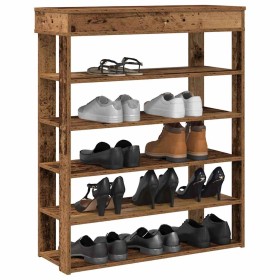 Mueble zapatero madera contrachapada madera vieja 80x30x98 cm de , Zapateros y organizadores de calzado - Ref: Foro24-859939,...