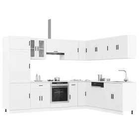 Mueble de cocina Porto blanco 14 piezas madera contrachapada de , Armarios de cocina - Ref: Foro24-3314991, Precio: 1,00 €, D...