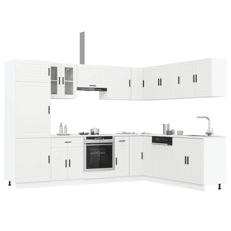 Mueble de cocina Porto blanco 14 piezas madera contrachapada de , Armarios de cocina - Ref: Foro24-3314991, Precio: 1,00 €, D...