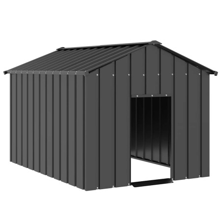 Caseta para perros con techo acero galvanizado 113x153x101 cm de , Casetas para perros - Ref: Foro24-4100919, Precio: 144,87 ...