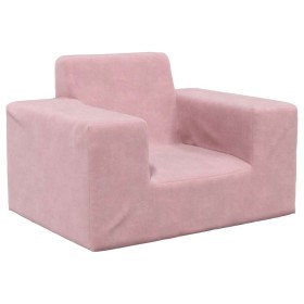 Sofá para niños felpa suave rosa de , Mobiliario para bebés y niños pequeños - Ref: Foro24-4104777, Precio: 29,54 €, Descuent...
