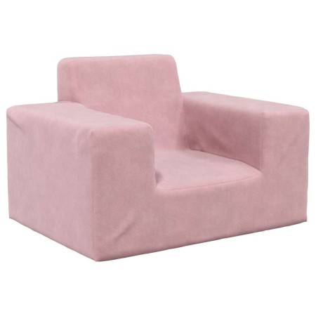 Sofá para niños felpa suave rosa de , Mobiliario para bebés y niños pequeños - Ref: Foro24-4104777, Precio: 29,54 €, Descuent...