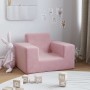 Sofá para niños felpa suave rosa de , Mobiliario para bebés y niños pequeños - Ref: Foro24-4104777, Precio: 29,54 €, Descuent...