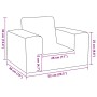 Sofá para niños felpa suave rosa de , Mobiliario para bebés y niños pequeños - Ref: Foro24-4104777, Precio: 29,54 €, Descuent...
