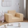 Sofá para niños felpa suave color crema de , Mobiliario para bebés y niños pequeños - Ref: Foro24-4104775, Precio: 29,28 €, D...