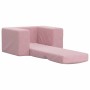 Sofá cama para niños felpa suave rosa de , Mobiliario para bebés y niños pequeños - Ref: Foro24-4104789, Precio: 36,19 €, Des...