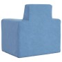 Sofá para niños felpa suave azul de , Mobiliario para bebés y niños pequeños - Ref: Foro24-4104794, Precio: 36,24 €, Descuent...