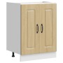 Mueble bajo para fregadero Kalmar roble sonoma 60x46x81,5 cm de , Armarios de cocina - Ref: Foro24-853440, Precio: 76,15 €, D...