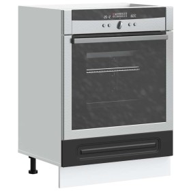 Mueble de horno Kalmar negra madera reconstituida de , Armarios de cocina - Ref: Foro24-853518, Precio: 62,93 €, Descuento: %