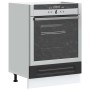 Mueble de horno Kalmar negra madera reconstituida de , Armarios de cocina - Ref: Foro24-853518, Precio: 62,93 €, Descuento: %