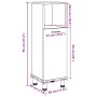 Armario de baño madera contrachapada roble artisan 30x30x95 cm de , Muebles de baño - Ref: Foro24-856138, Precio: 59,13 €, De...