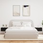 Mesitas de noche de pared con luces LED 2 unidades roble negro de , Muebles TV - Ref: Foro24-860214, Precio: 99,51 €, Descuen...