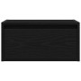 Mesitas de noche de pared con luces LED 2 unidades roble negro de , Muebles TV - Ref: Foro24-860214, Precio: 99,51 €, Descuen...