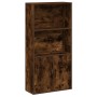 Estantería madera de ingeniería roble ahumado 60x24x120 cm de , Librerías y estanterías - Ref: Foro24-860422, Precio: 76,45 €...