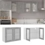 Armario colgante cocina contrachapada gris hormigón 80x31x60 cm de vidaXL, Armarios de cocina - Ref: Foro24-802533, Precio: 7...