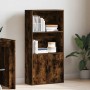 Estantería madera de ingeniería roble ahumado 60x24x120 cm de , Librerías y estanterías - Ref: Foro24-860422, Precio: 76,45 €...