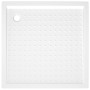 Plato de ducha con puntos ABS blanco 80x80x4 cm de vidaXL, Platos de ducha - Ref: Foro24-148900, Precio: 105,03 €, Descuento: %