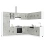 Mueble cocina Lucca gris hormigón 14 pzas madera contrachapada de , Armarios de cocina - Ref: Foro24-3314985, Precio: 1,00 €,...