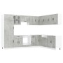 Mueble cocina Lucca gris hormigón 14 pzas madera contrachapada de , Armarios de cocina - Ref: Foro24-3314985, Precio: 1,00 €,...