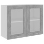 Armario colgante cocina contrachapada gris hormigón 80x31x60 cm de vidaXL, Armarios de cocina - Ref: Foro24-802533, Precio: 7...